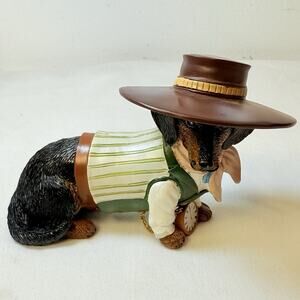Hamilton Coll Dachshund Clever Maverick Spurs ‘N Furs Cowboy Figurine